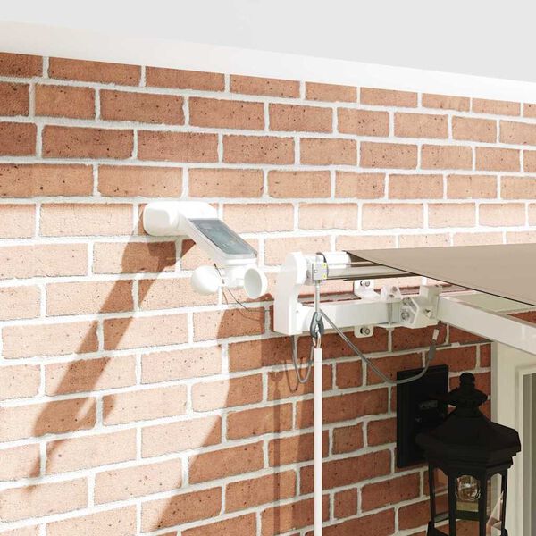 vidaXL Izvelkams jumtiņ&scaron; Bē&scaron;a 400 &times; 300 cm Poliesters un metāls