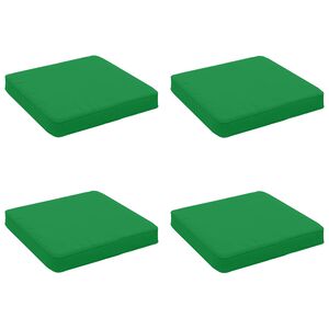 vidaXL 4-daļīgi sēdekļa spilveni VUGHT 4 pcs 100% poliesters Zaļa