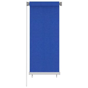 vidaXL āra rullo žalūzijas, 65 (platums) x 140 (augstums) cm, zilas, HDPE