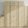 vidaXL augstais skapītis koka krāsa 70x42,5x185cm inženierijas koks