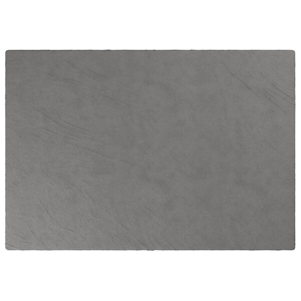 vidaXL smaguma sega ar pārvalku, pelēka, 137x200 cm, 10 kg, audums