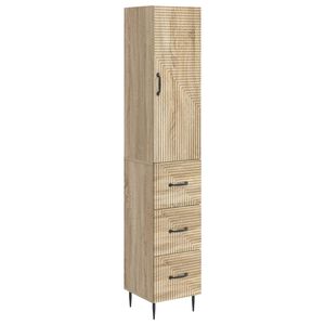 vidaXL Skapju komplekts 2 gab. 33 x 34,5 x 90 cm Inženierijas koks