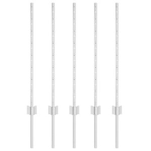 vidaXL Iegultais žogs 5 gab. Sudraba 120 cm