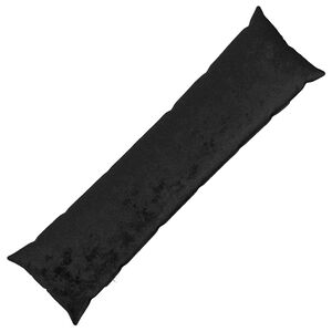 vidaXL Spilvenu pārvalks HEERLEN Melns 40 x 145 cm Flanelis