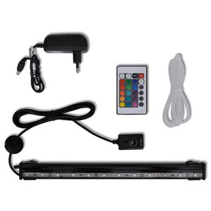 Iegremdējama akvārija LED burbuļlampa, RGB, 32 cm