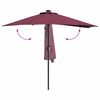 vidaXL Dārza parasols Bordo sarkans 294 x 150 x 223 cm