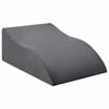 vidaXL Kājas spilvens 68 x 41 x 24 cm PU putas Pelēka
