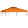 vidaXL nojumes jumta maiņas pārklājs, 3 x 3 m, 310 g/m&sup2;, oranžs