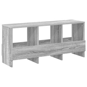 vidaXL Žurnālu statīvs Pelēks Sonoma 102 x 30 x 45 cm