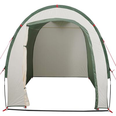 vidaXL uzglabāšanas telts, zaļa, 204x183x178 cm, 185T Taffeta