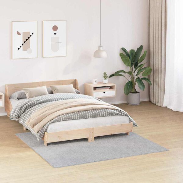 vidaXL Antiskrāpējo&scaron;a &Scaron;agija Paklājs Pelēka 160 x 160 cm PP