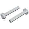 vidaXL Slēdzene skrūve Vienkrāsains 2 pcs Sudraba M6 x 35 mm Tērauds