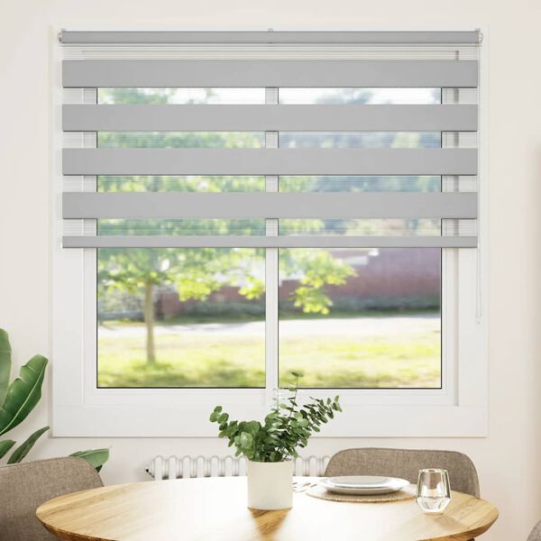 vidaXL žalūzijas zebra 140x100 cm auduma platums 135,9 cm poliesters