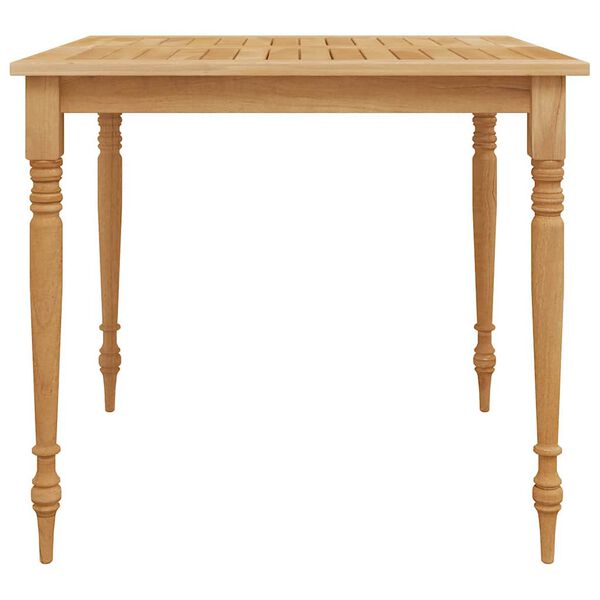 vidaXL 3-daļīgs dārza mēbeļu komplekts, masīvs tīkkoks