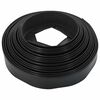 vidaXL Zāliena apmales Melna 2000 x 4 x 5 cm Plastmasa
