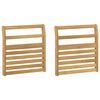 vidaXL Brokastis moduļi 2 pcs Balts 58,5 x 8 x 60 cm