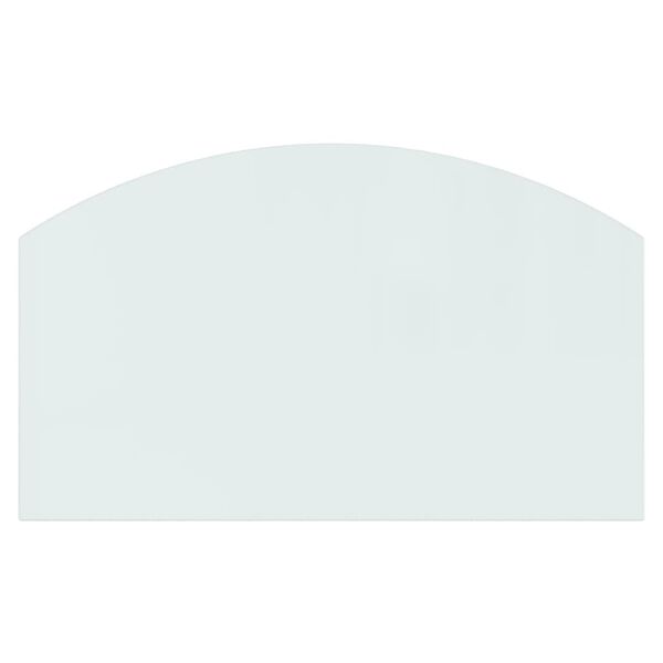 vidaXL kamīna plāksne, stikls, 100x60 cm