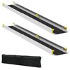 vidaXL Ramp for Wheelchair 270 kg 2 gab. Melna