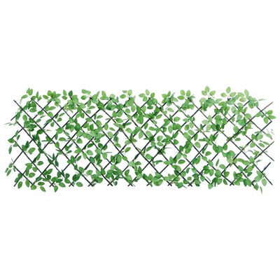 vidaXL mākslīgās efejas špalera, paplašināma, 5 gab., zaļa, 180x65 cm