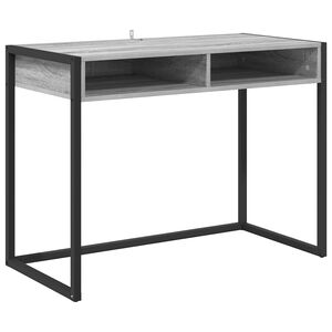vidaXL Galds Pelēks Sonoma Inženierijas koks 100 x 50 x 75 cm