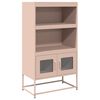 vidaXL Highboard Pink 68x39x123 cm Tērauds
