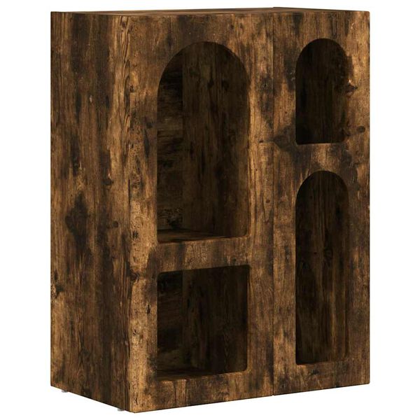 vidaXL Puse Dūmaka ozols 59 x 35 x 80.5 cm Inženierijas koks