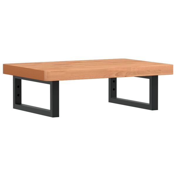 vidaXL izlietnes plaukts, stiprināms pie sienas, tērauds, dižskābardis