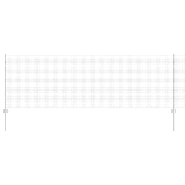 vidaXL Žogs ar stabu Sudraba 0,8 x 100 m Tērauds