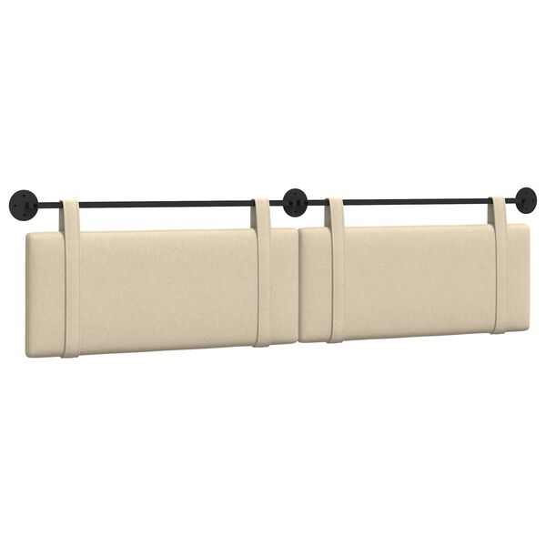 vidaXL Karājo&scaron;s galvgalis Krēmkrāsa 210 x 55 x 5 cm audums