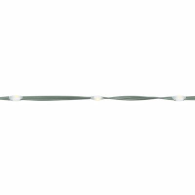 vidaXL Ziemassvētku egle, 200 silti baltas LED lampiņas, 70x180 cm