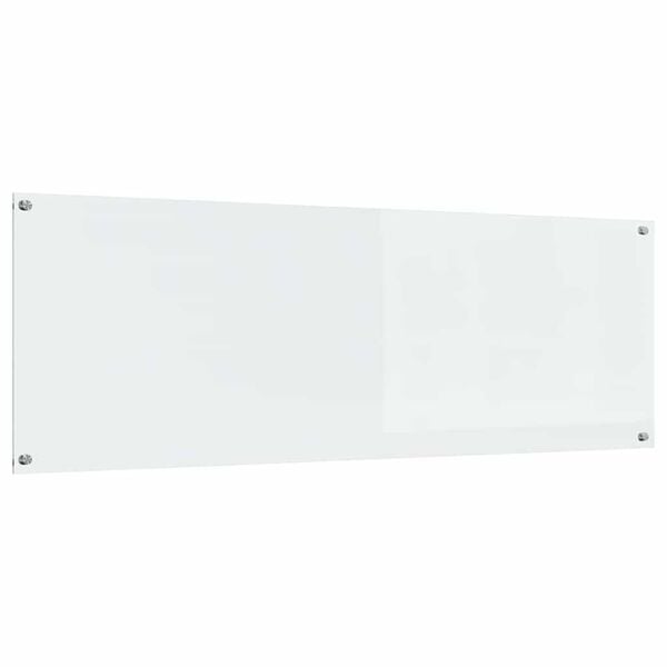 vidaXL Virtuves aizsargpanelis Caurspīdīgs 120 x 40 cm rūdīts stikls