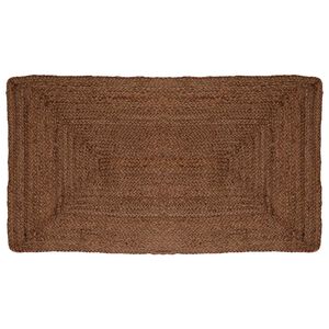 vidaXL Lauka paklājs Pelēka 60 x 110 cm Džuta