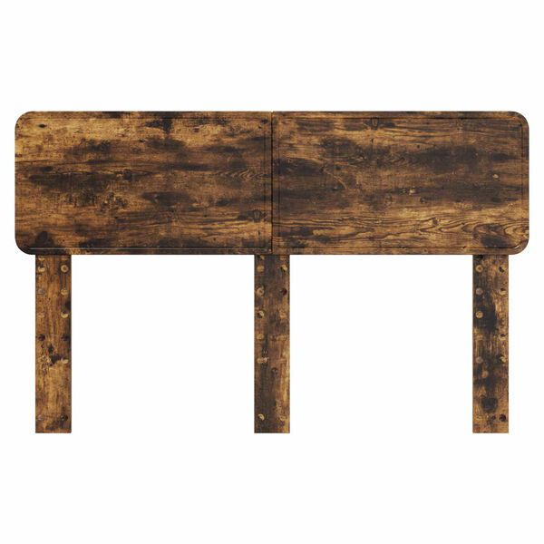 vidaXL Galvgalis Dūmaka ozols 140 cm Inženierijas koks