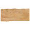 vidaXL galda virsma, 100x40x2,5 cm, mango masīvkoks