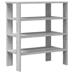 vidaXL apavu skapītis pelēka ozola 61x32x70 cm inženierijas koks