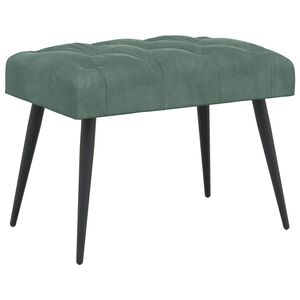 vidaXL Sols ar pogām Jūras zaļa 60 x 40 x 45 cm Samts