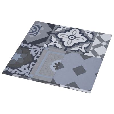 vidaXL grīdas flīzes, pašlīmējošas, 5,11 m², krāsains raksts, PVC