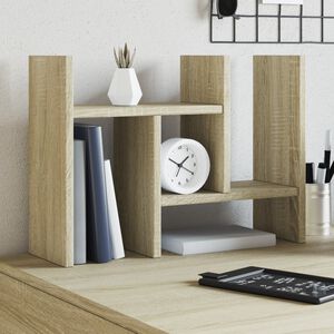 vidaXL rakstāmgalda organizators, ozolkoka, 34,5x15,5x35,5 cm, koks