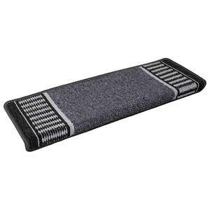 vidaXL Pa&scaron;līmējo&scaron;i paklāji kāpnēm 15 gab. 65 x 21 x 4 cm Non-Slip
