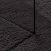 vidaXL Paklājs HUARTE Melna 140 x 200 cm Poliesters