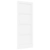 vidaXL Iek&scaron;telpu durvis 78 x 202 cm Saplāksnis Balts