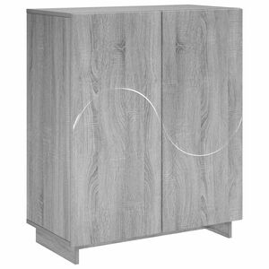 vidaXL Apavu skapis 73 x 38 x 87,5 cm Apstrādāta koksne Pelēks Sonoma