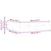 vidaXL Gultas rāmis ar matraci ar matraci 2 pcs Balts PVC