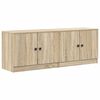 vidaXL Gultas skapis ar uzglabā&scaron;anu 2 pcs Sonoma ozols 66 x 35 x 48 cm