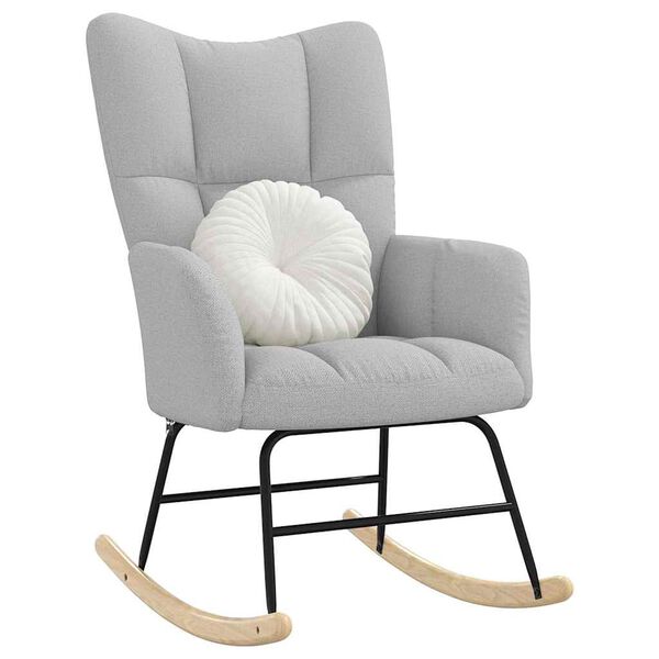 vidaXL &scaron;ūpuļkrēsls Cloud Grey Fabric