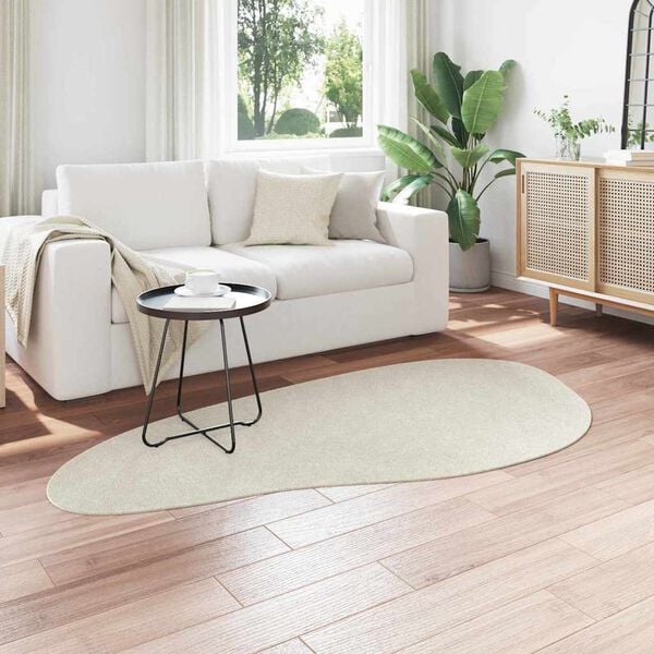 vidaXL Teritorijas paklāji HUARTE Krēmkrāsa 100 x 200 cm Poliesters