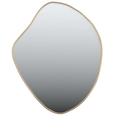 vidaXL sienas spogulis, zelta krāsā, 60x50 cm