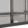 vidaXL Virtuves Uzglabā&scaron;ana ar plauktu Sudraba 60 x 50 x 92 cm Tērauds
