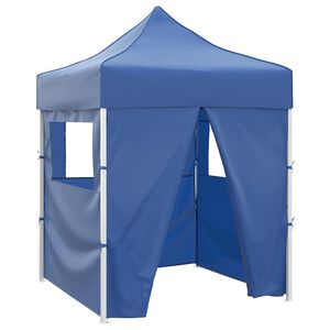 vidaXL Balles telts 200 x 200 x 315 cm Zila Oksforda audums