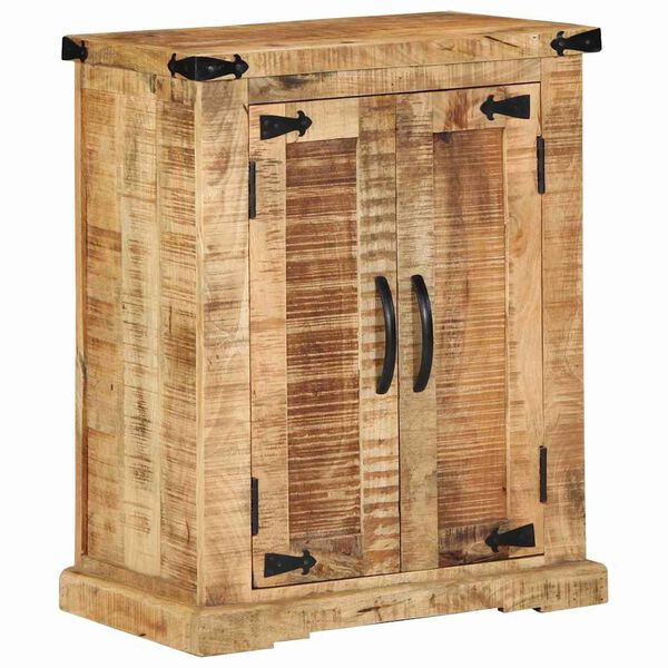 vidaXL Puse Brūna 55 x 35 x 70 cm neapstrādāts mango koks